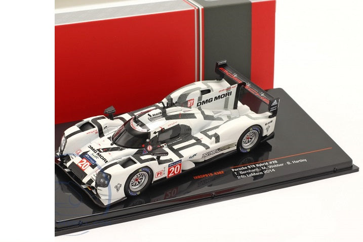 Porsche 919 Hybrid #20 24h LeMans 2014 cu vitrina plexiglass - 1/43 IxoModels