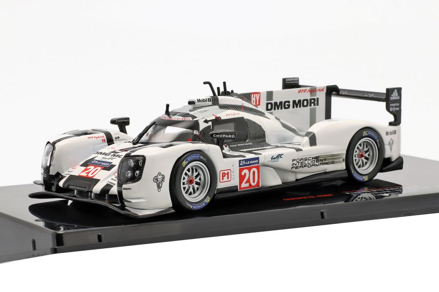 Porsche 919 Hybrid #20 24h LeMans 2014 cu vitrina plexiglass - 1/43 IxoModels