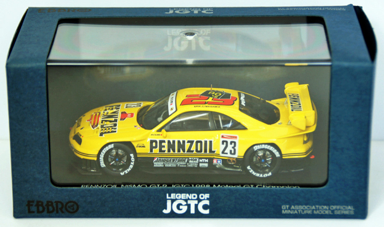 Nissan Skyline GT-R #23 Pennzoil Nismo GT-R jgtc 1998 Motegi GT Champion cu vitrina plexiglass- 1/43 Ebbro