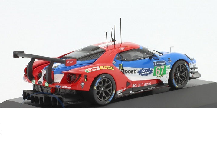 Ford GT #67 24h Le Mans 2017 cu vitrina plexiglass - 1/43 IxoModels