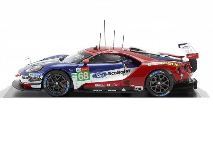 Ford GT #68 24h Le Mans 2018 cu vitrina plexiglass - 1/43 IxoModels