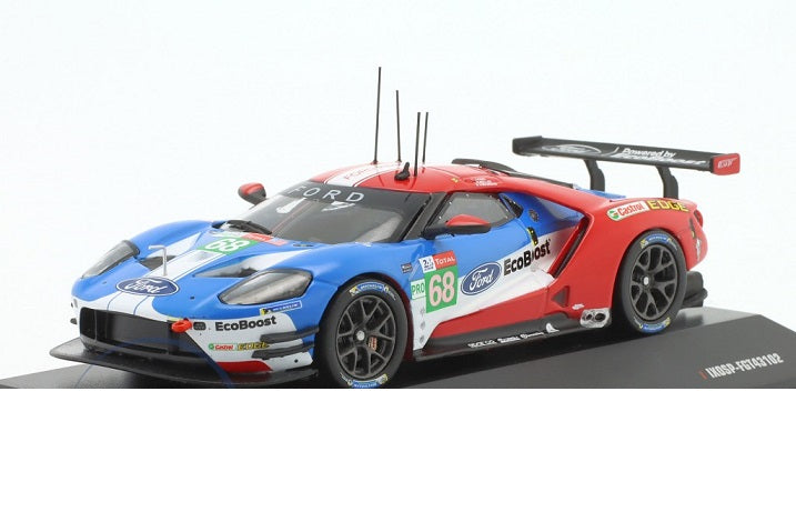 Ford GT #68 24h Le Mans 2019 cu vitrina plexiglass - 1/43 IxoModels