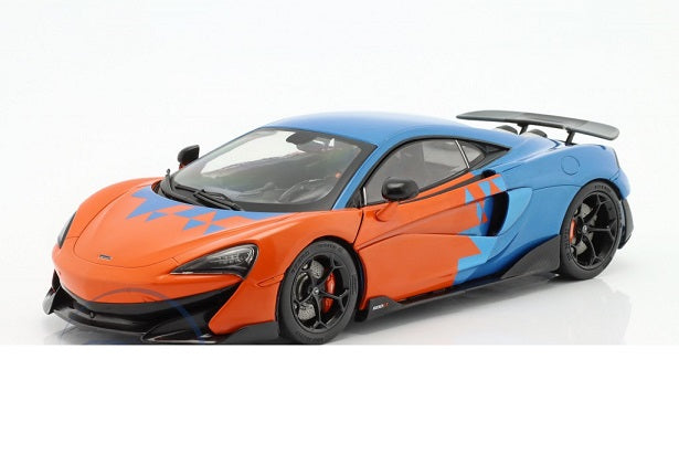 McLaren 600LT albastru/portocaliu - 1/18 Solido