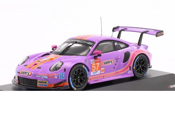 Macheta Porsche 911 Rsr #57 LeMans 24h 2020 cu vitrina plexiglass - 1/43 IxoModels