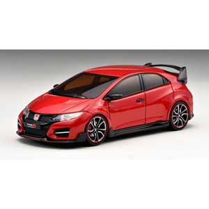 Honda Civic Type R Concept 2014 rosie cu vitrina plexiglass - 1/43 Ebbro