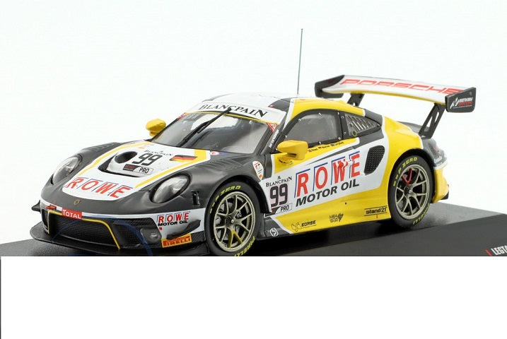 Porsche 911 GT3 R #99 ROWE 24h Spa 2019 cu vitrina plexiglass - 1/43 IxoModels