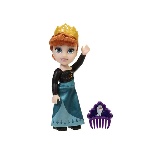 Papusa Frozen - Petite Anna cu coronita 15cm