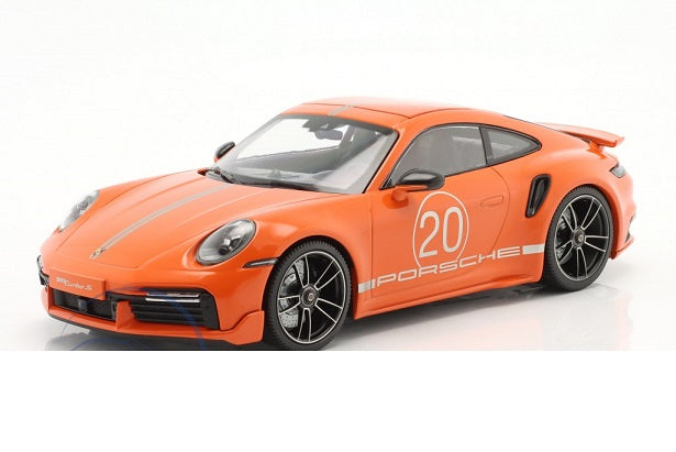 Posche 911 Turbo S orange 1/504 pcs - 1/18 Minichamps ( EDITIE LIMITATA )