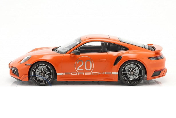 Posche 911 Turbo S orange 1/504 pcs - 1/18 Minichamps ( EDITIE LIMITATA )