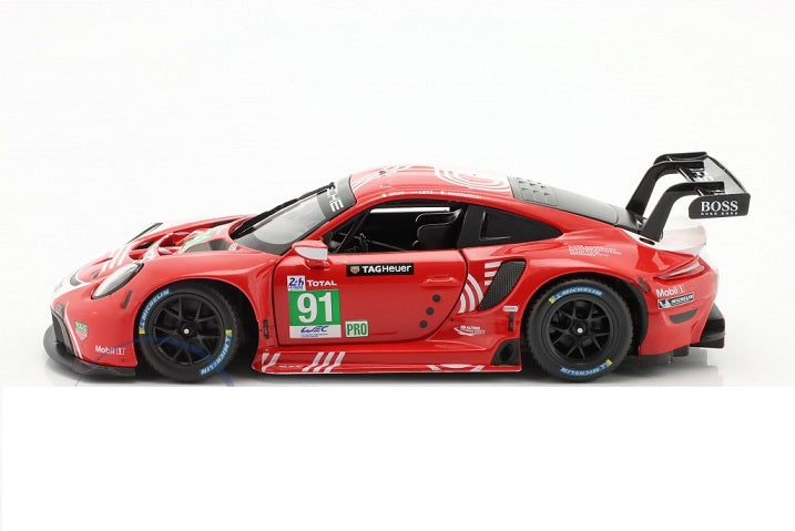 Porsche 911 RSR LM 2020 rosu/alb - 1/24 Bburago