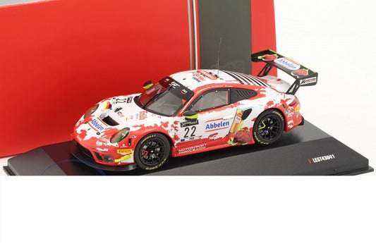 Porsche 911 GT3 R #22 24h Spa 2020 cu vitrina plexiglass - 1/43 IxoModels