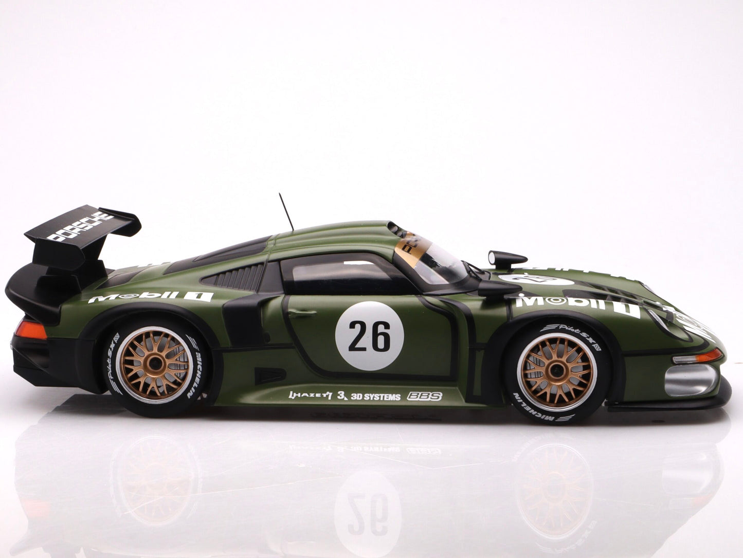 Porsche 911 Gt1 #26 Essais Prequalifiying 24h Le Mans 1996 - 1/18 Werk83