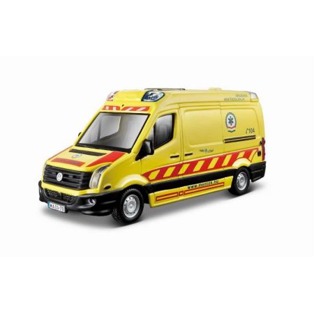 Mercedes Sprinter galben Emergency - 1/50 Bburago