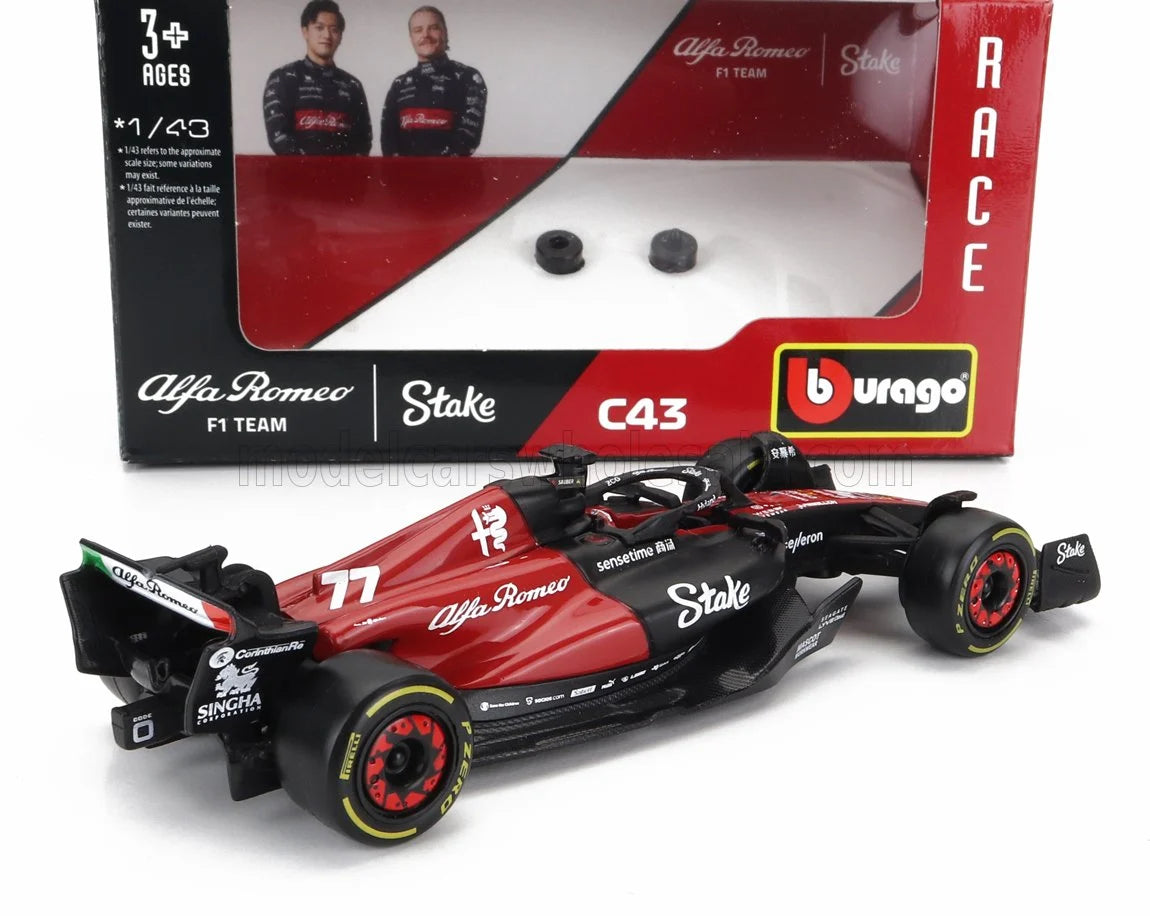 Formula 1 Alfa Romeo C43 Valtteri Bottas #77 - 1/43 Bburago