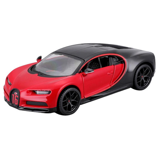 Bugatti Chiron Sport negru/rosu - 1/32 Bburago