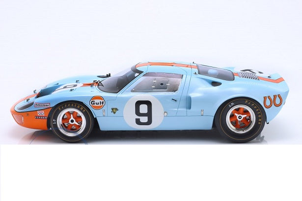 Ford GT40 Gulf #9 Sieger 24h LeMans 1968 Rodriguez,Bianchi cu vitrina plexiglass - 1/43 Altaya