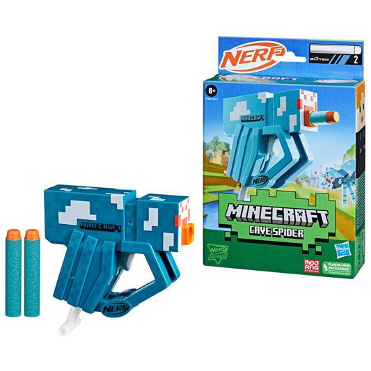 Blaster Nerf Minecraft - MicroShots - CAVE SPIDER