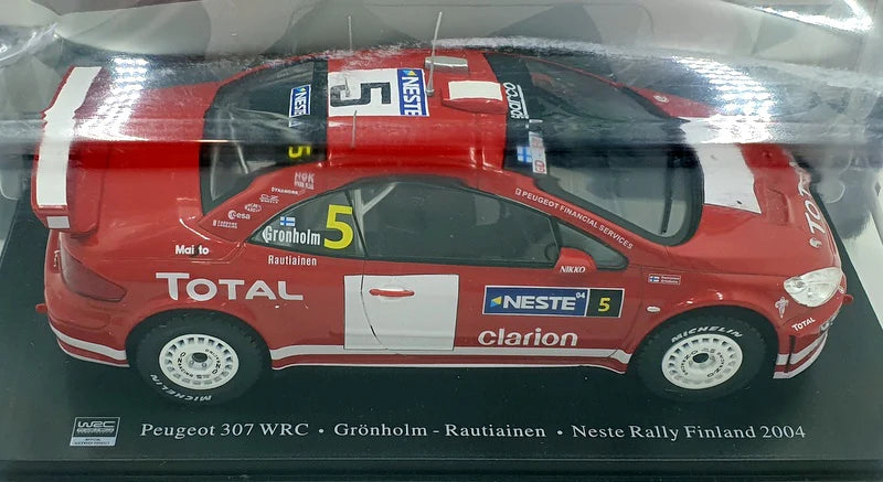 Peugeot 307 WRC Gronholm - Rautiainen Neste Rally Finland 2004 #5 - 1/24 Altaya