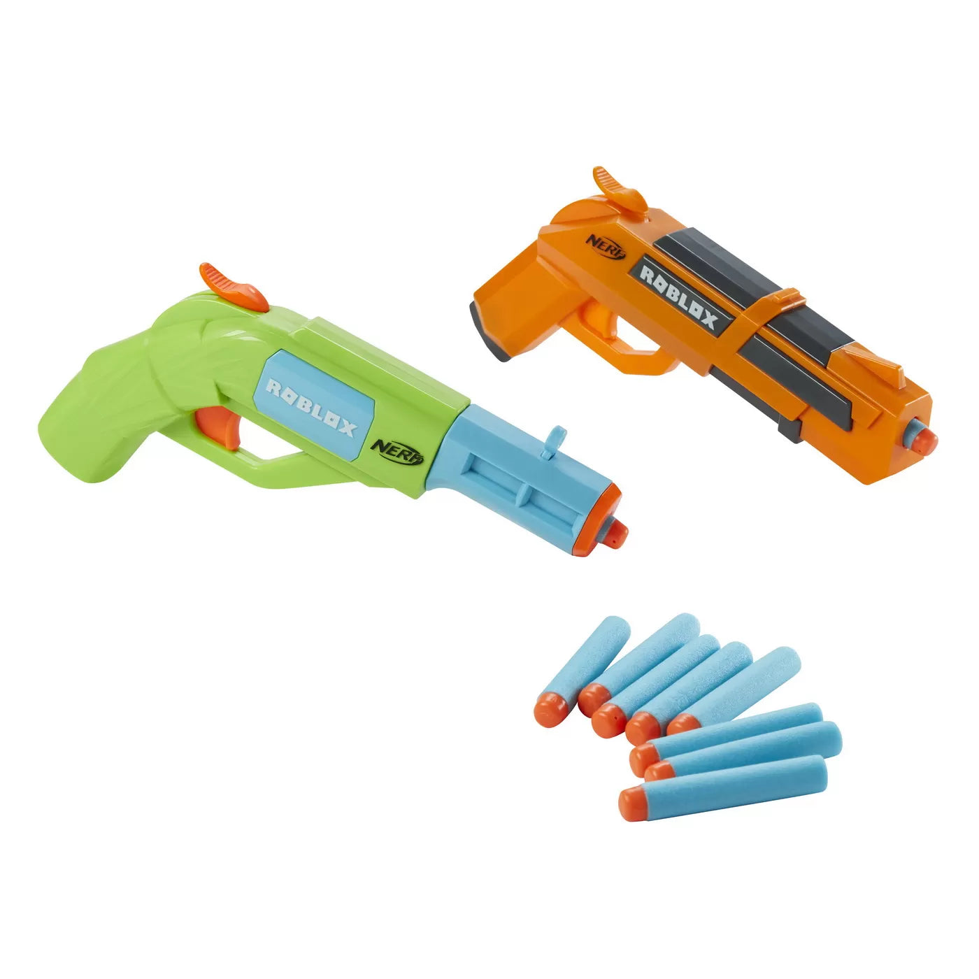 Set 2 pistoale Nerf Roblox - Jailbreak Armory cu 10 proiectile