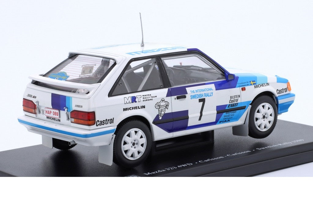 Mazda 323 4wd Swedish Rally 1989 - 1/24 Altaya