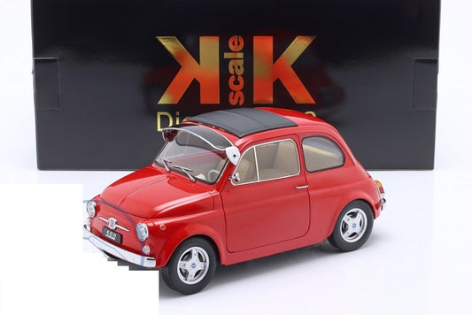 Fiat 500 F 1968 Custom rosu - 1/12 KK-Scale