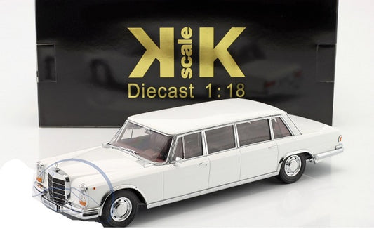 Mercedes Pullman 600 W100 alb - 1/18 KK-Scale