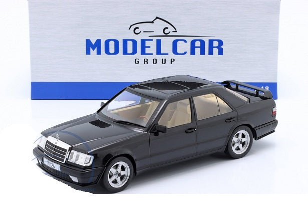 Mercedes-Benz W124 Tuning negru - 1/18 Model Car Group