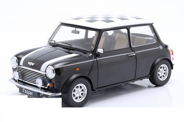 Macheta Mini Cooper negru cu volan pe stanga - 1/12 KK-Scale