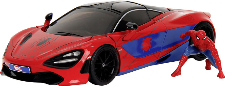 McLaren  720S si figurina Spider-man - 1/24 Jada