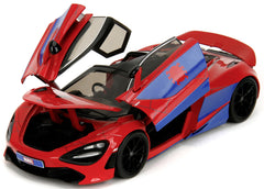 McLaren  720S si figurina Spider-man - 1/24 Jada