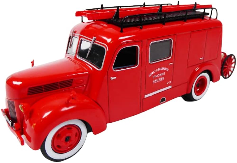 Ford F798T Feuerwehr Haut-Rhin rot - 1/43 Altaya