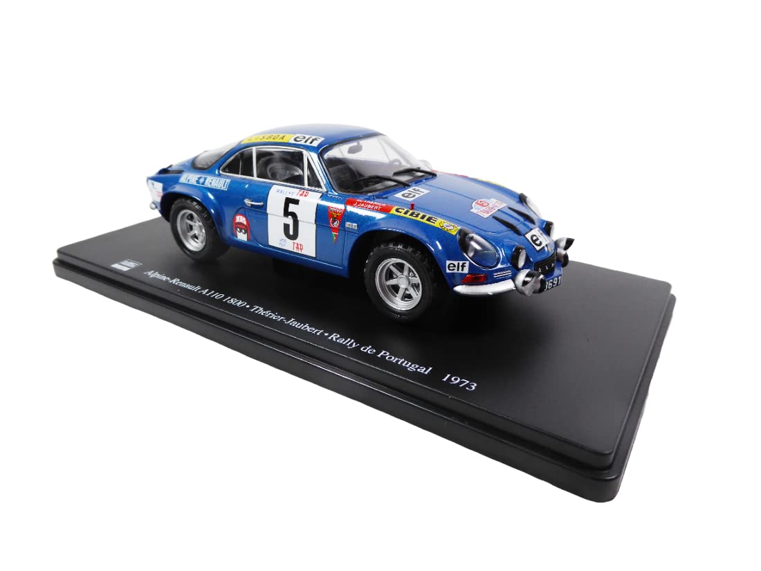 Alpine A110 1800 Therier Jaubert Rally de Portugal 1973 - 1/24 Altaya