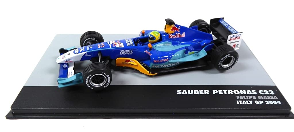 Formula 1 Sauber Petronas C23 Felipe Massa Italy GP 2004 cu vitrina plexiglass - 1/43 Altaya