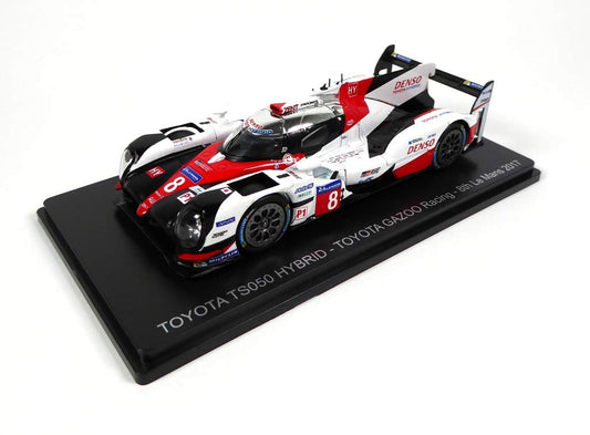 Toyota TS050 Hybrid - TOYOTA GAZOO RACING 8th Le Mans 2017 cu vitrina plexiglass- 1/43 Spark