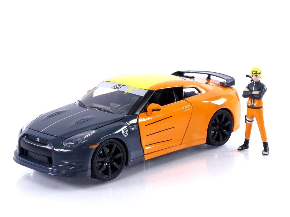 Nissan GT-R 2009 si figurina Naruto - 1/24 Jada