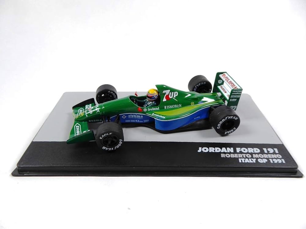 Formula 1 Jordan Ford 191 Roberto Moreno Italy GP 1991 - 1/43 Altaya