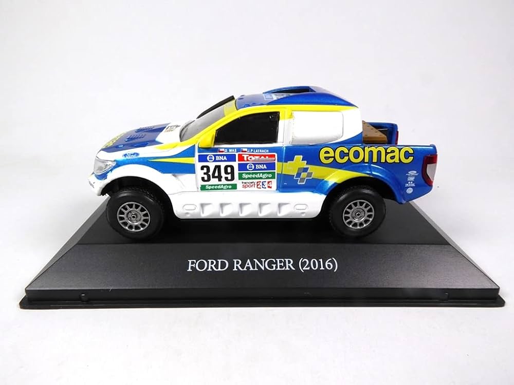 Macheta Ford Ranger 2016 - 1/43 Altaya (DAKAR)