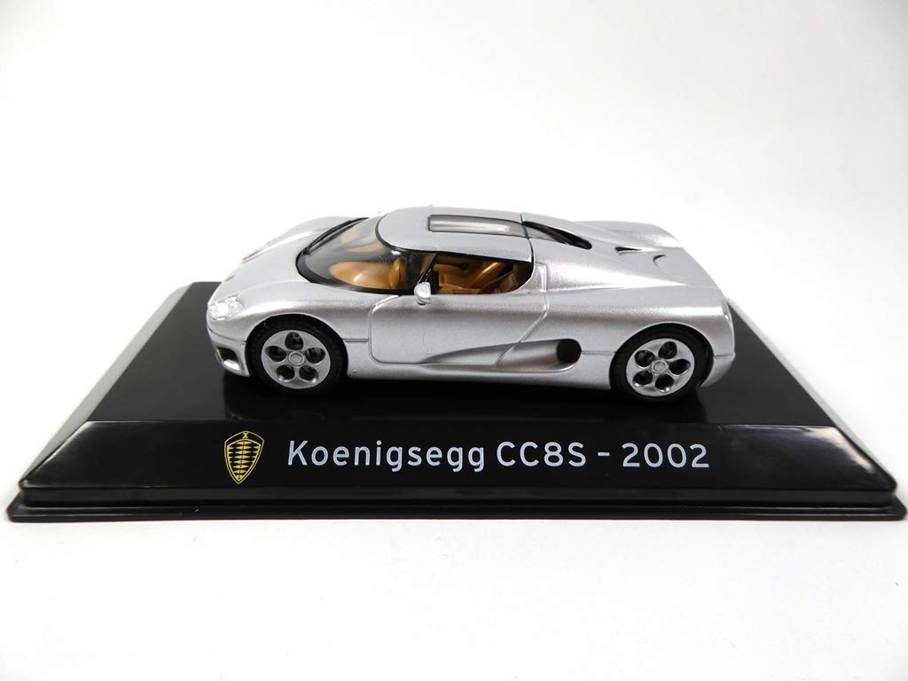 Koenigsegg CC8S 2002 cu vitrina plexiglass - 1/43 Altaya