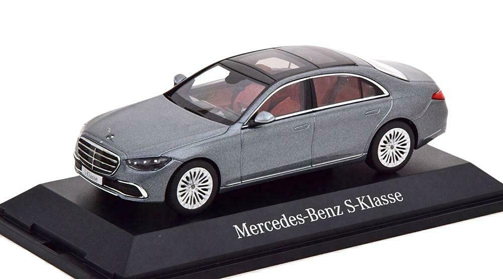 Mercedes S-Klasse gri cu vitrina plexiglass - 1/43 Herpa