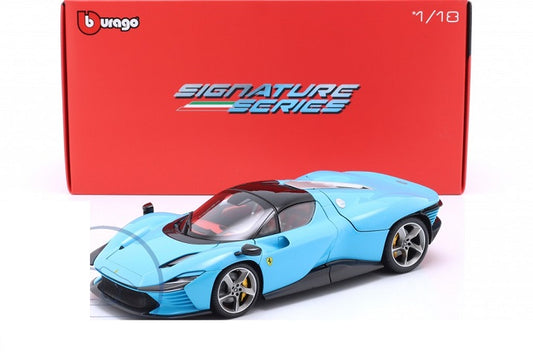 Ferrari Daytona SP3 bleu - 1/18 Bburago Signature