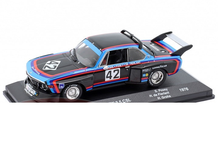 BMW 3.5 Csl S.Posey H. de Fierlant H. Grohs 1976 - 1/43 Altaya