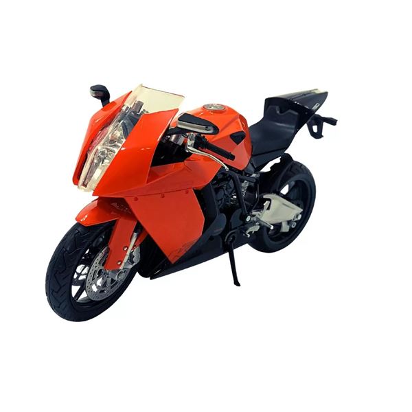 Motocicleta KTM RC8 portocalie - 1/12 Automaxx