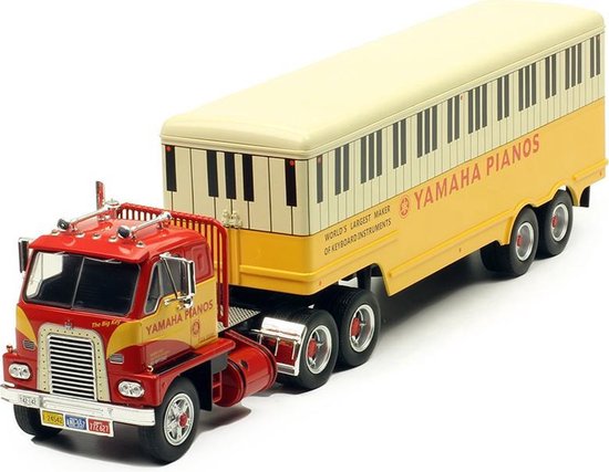 Camion cu remorca International Harvester DCOF-405 1959 Yamaha Pianos - 1/43 Ixo Models