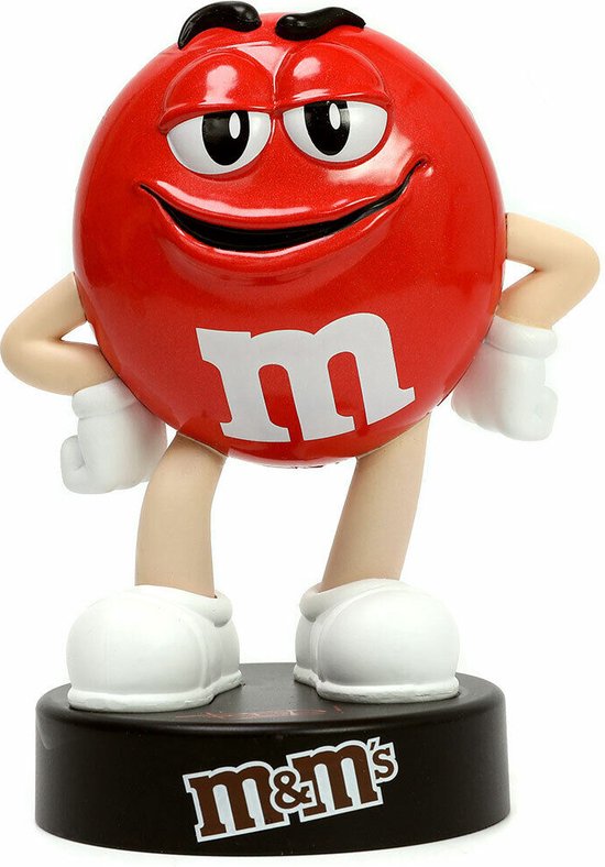 Figurina metalica 10cm - M&M rosu