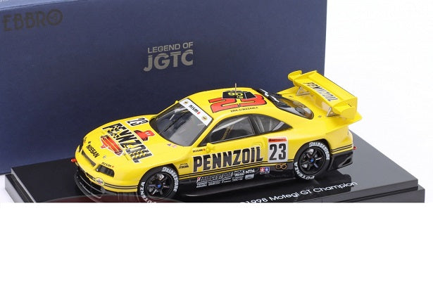 Nissan Skyline GT-R #23 Pennzoil Nismo GT-R jgtc 1998 Motegi GT Champion cu vitrina plexiglass- 1/43 Ebbro