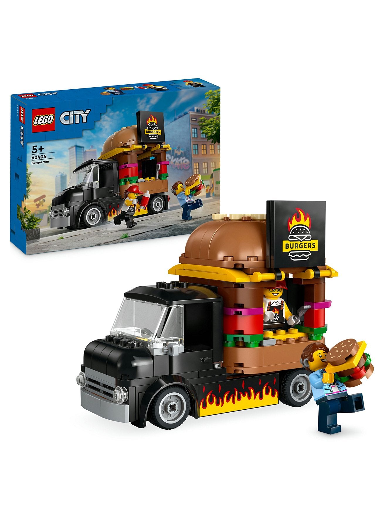 LEGO City 60404 - Toneta de burgeri (194 piese)