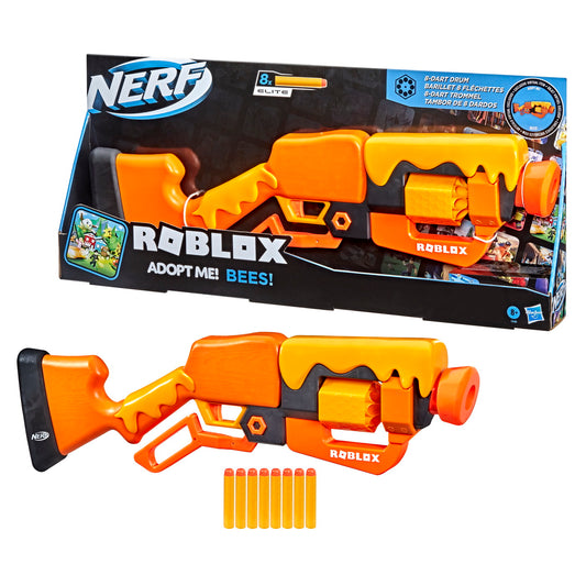 Blaster Nerf Roblox - Adopt Me Bees cu 8 proiectile