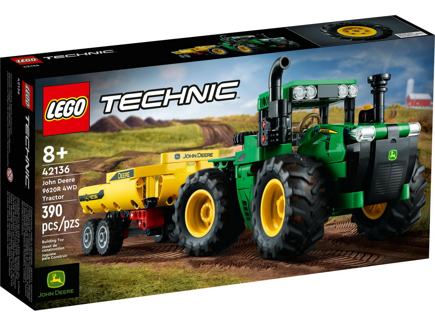 LEGO TECHNIC 42136 - Tractor John Deere 9620R