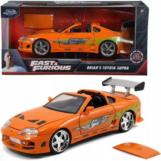 Toyota Supra portocalie - 1/24 Jada