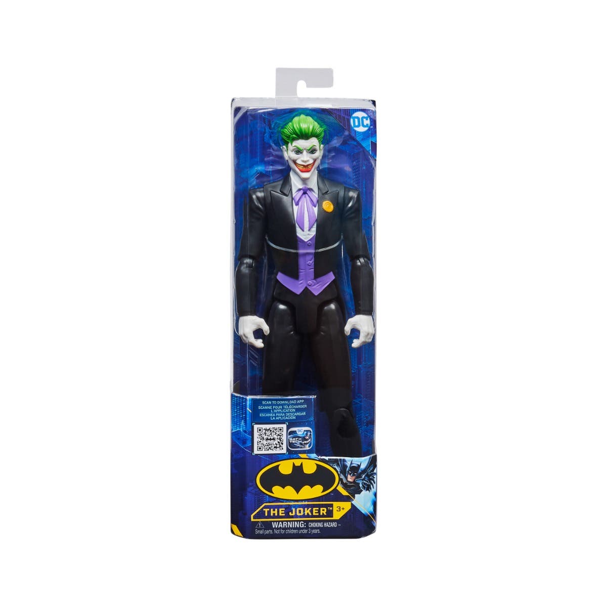 Figurina THE JOKER 30cm - in costum negru